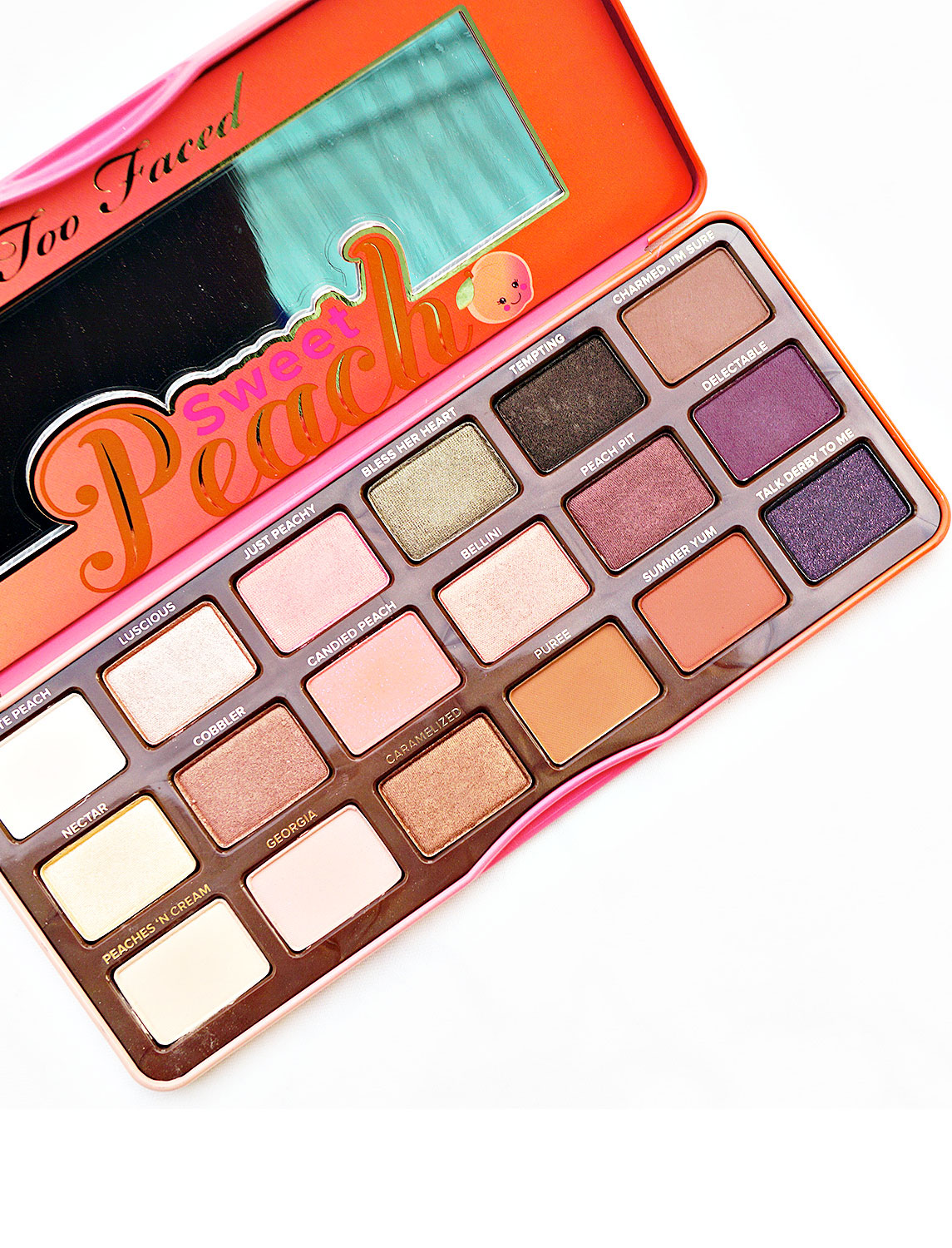 ｜新品試用｜Too Faced Sweet Peach眼影&nbsp;水蜜桃香味好濃好香啊！