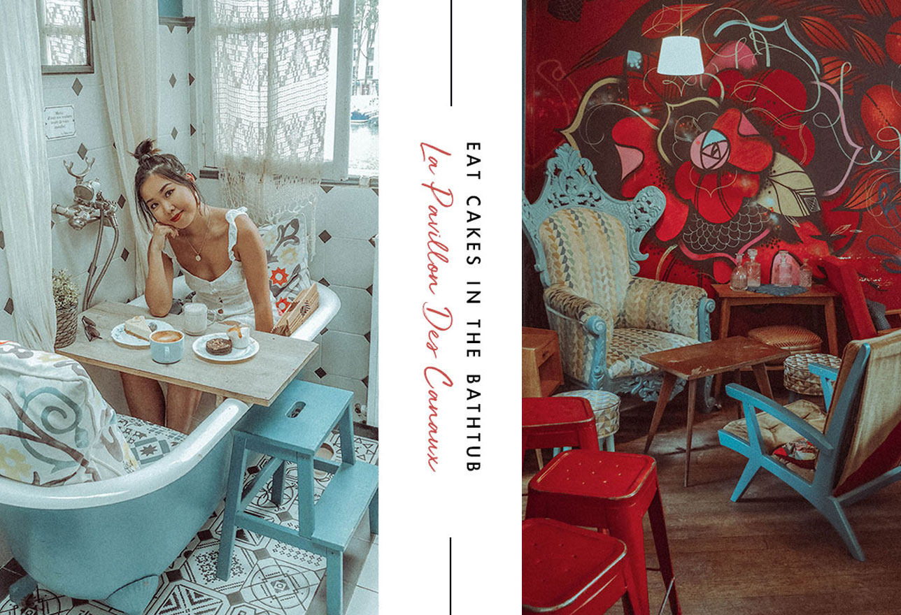 在浴缸裡吃蛋糕 巴黎必去網紅店  La Pavillon Des&nbsp;Canaux