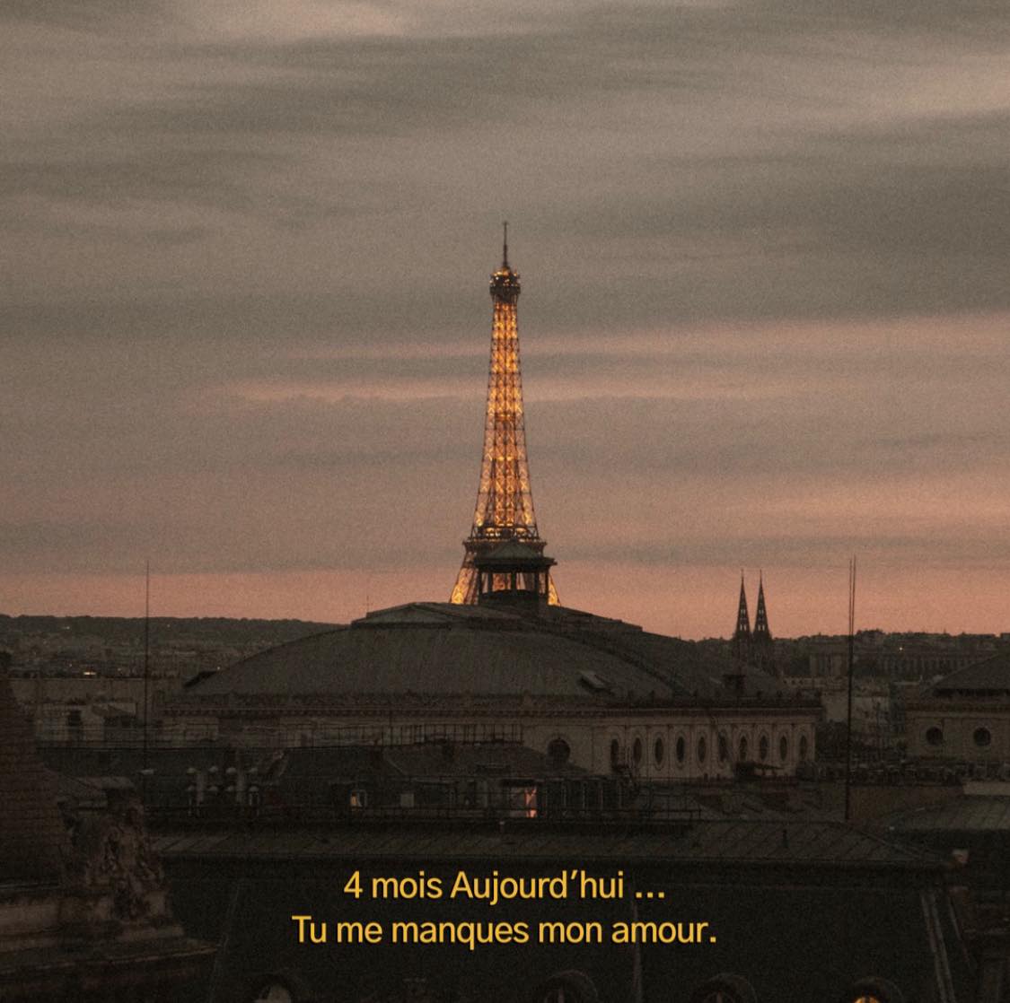 你離開四個月，我依然每天想你